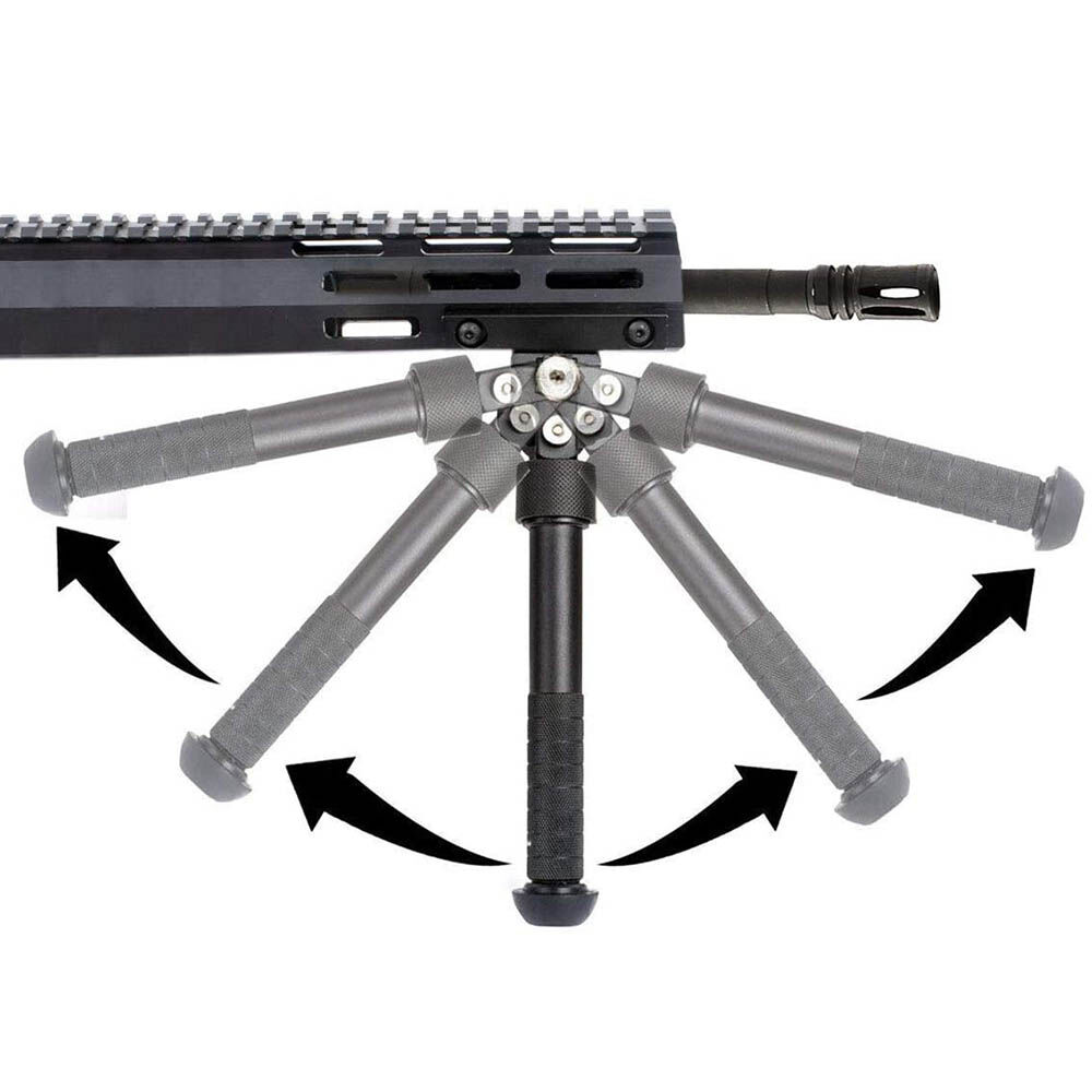 shoXx Zweibein Bipod 16,5 -23cm Aluminium f�r M-LOK schwarz Bild 2